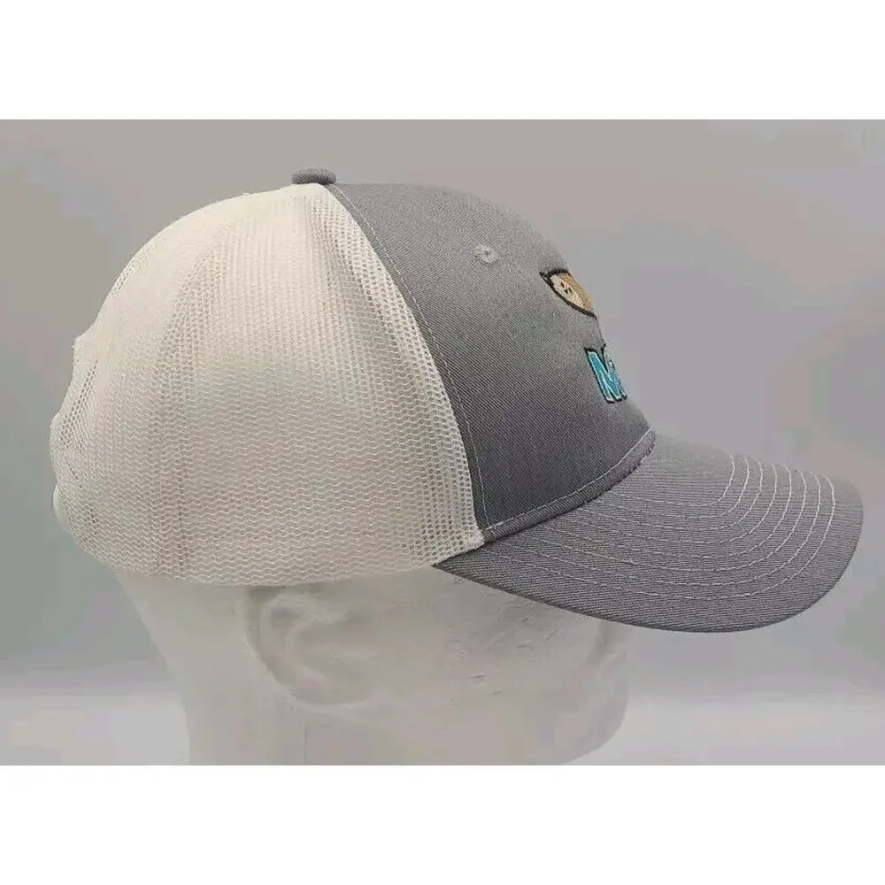 Putts For Mutts Gray White Trucker Hat Embroidered Port Authority Golf Dog‎